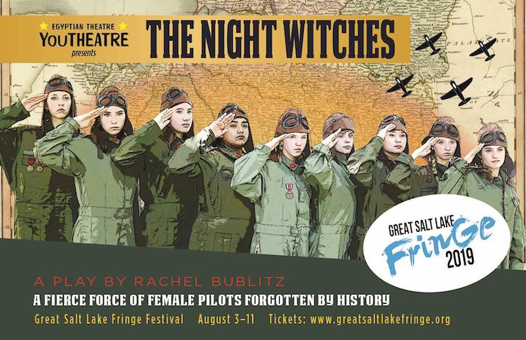 Post card for THE NIGHT WITCHES.