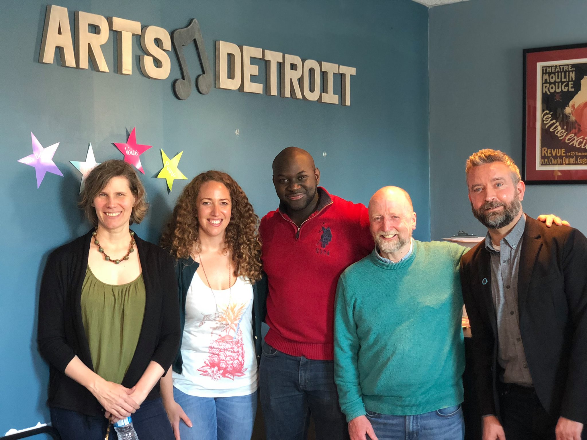 Photo of 2018 Detroit New Works Festival playwrights.