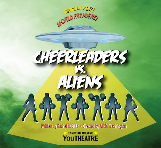 Poster for CHEERLEADERS VS. ALIENS.