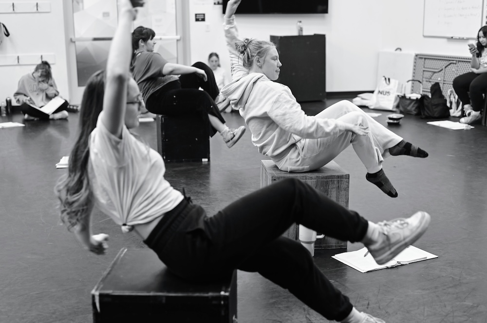 Rehearsal photo by Ashlee Macdonald